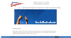 Desktop Screenshot of limpiezaseugenio.com